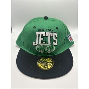 NFL New York Jets Mitchell & Ness Arch Logo Snapback Hat Cap Green Black